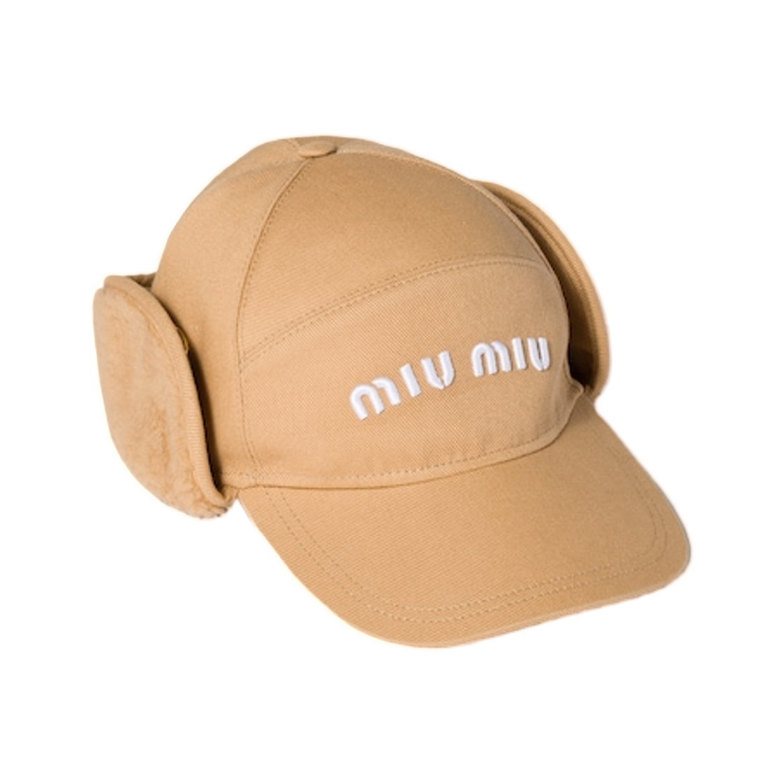 미우 미우 드릴 앤 플리스 캡 허니(Miu Miu Drill and Fleece Cap Honey) - 1