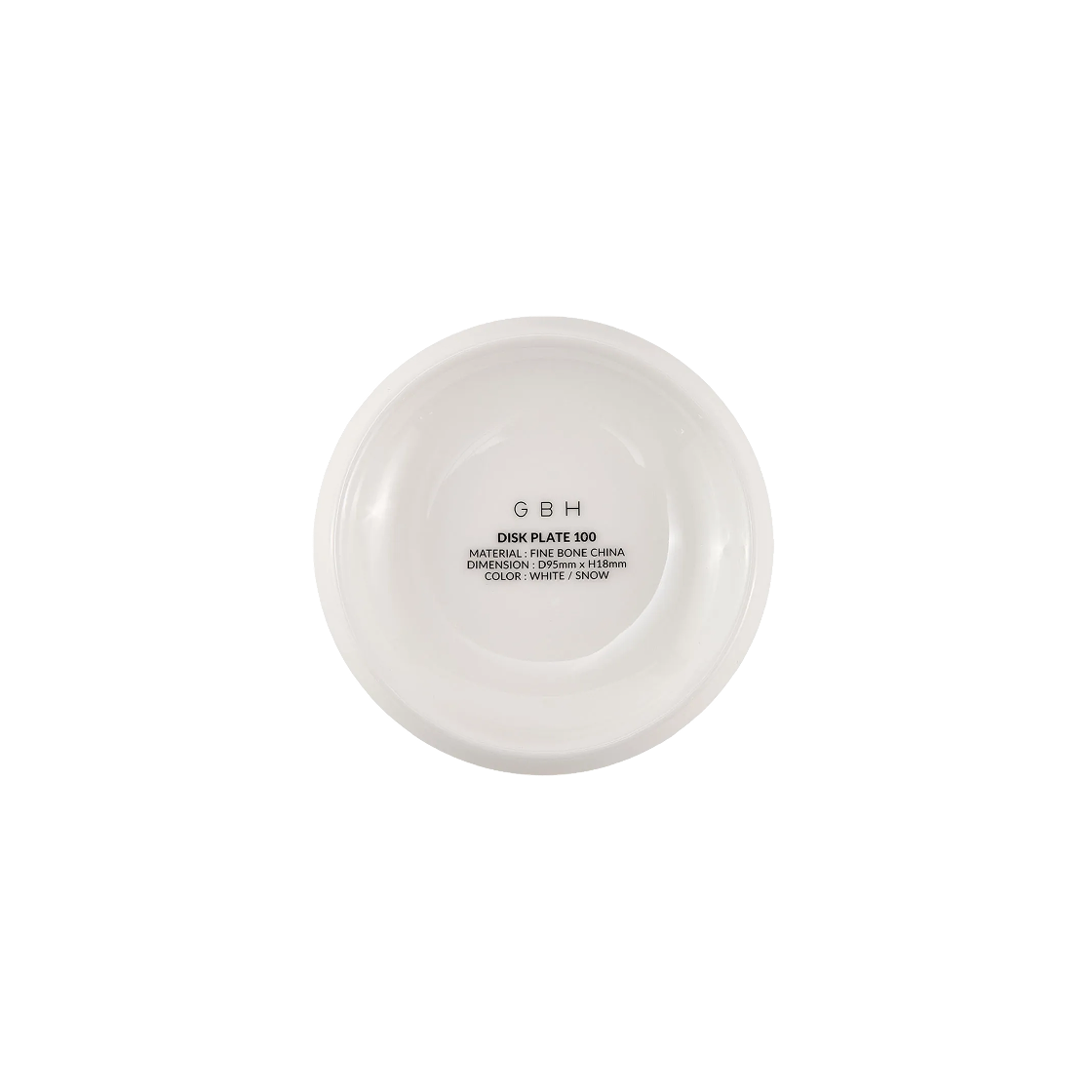 지비에이치 홈 플레이트 100 (머그 리드 겸용)(GBH HOME X NIKKO Disk Plate 100 (Mug Lid))
