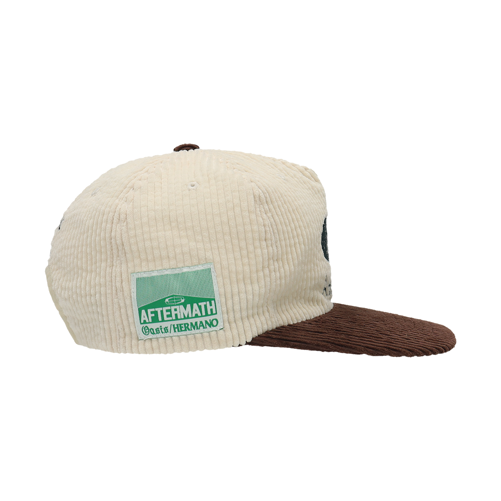 애프터매스 에이티엠 러브 코듀로이 볼 캡 크림(Aftermath Atm Love Corduroy Ball Cap Cream) - 3