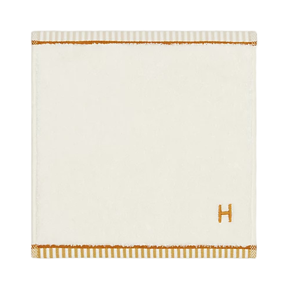 H103847M03 Hermes Vice Versa Washcloth Nacre Tan