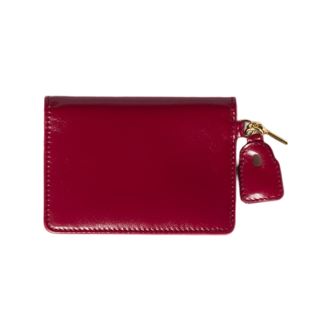 미우 미우 레더 카드 홀더 루비 레드(Miu Miu Leather Card Holder Ruby Red) - 2