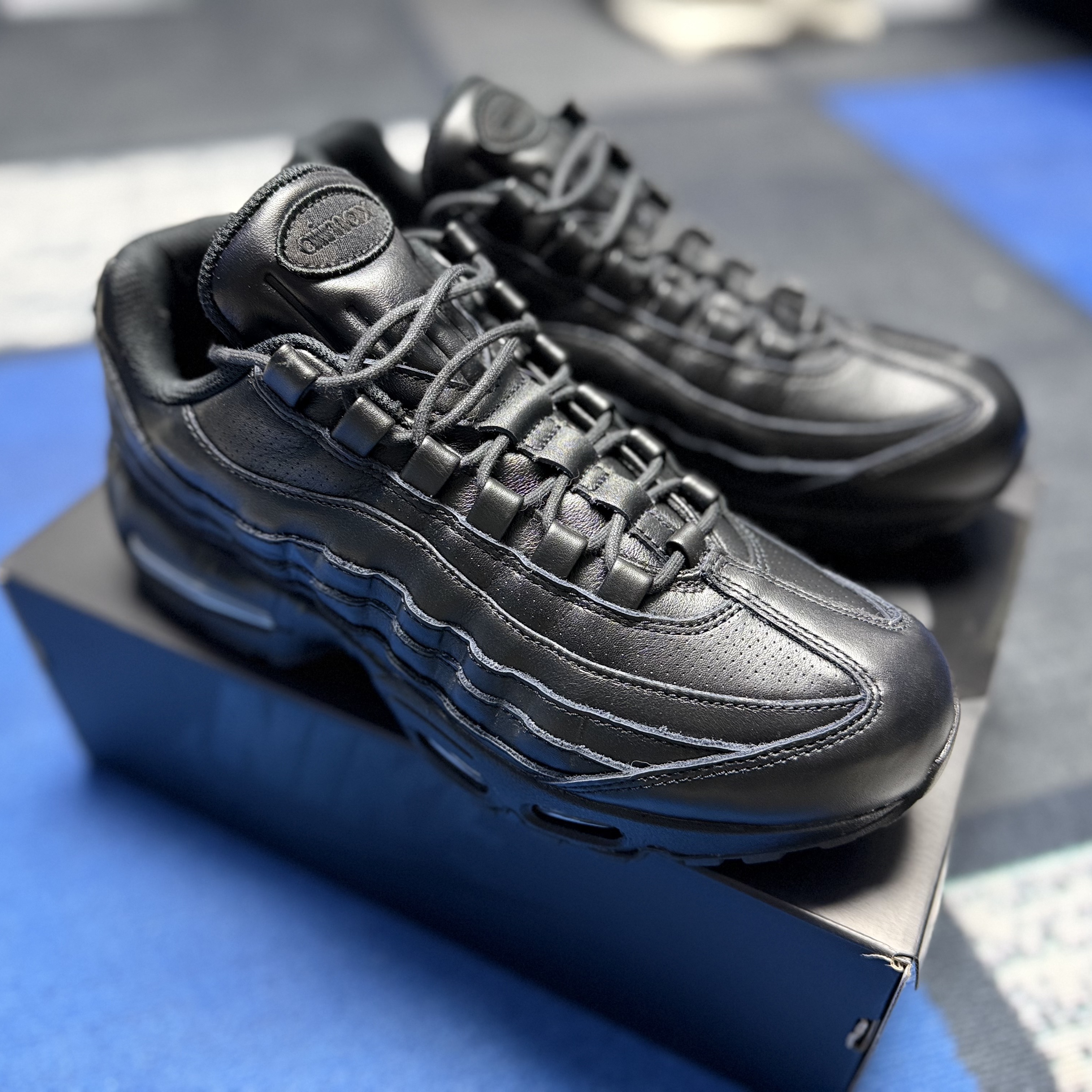 Nike Air Max 95 Big Bubble LTR QS Black 착용 스타일 - 2