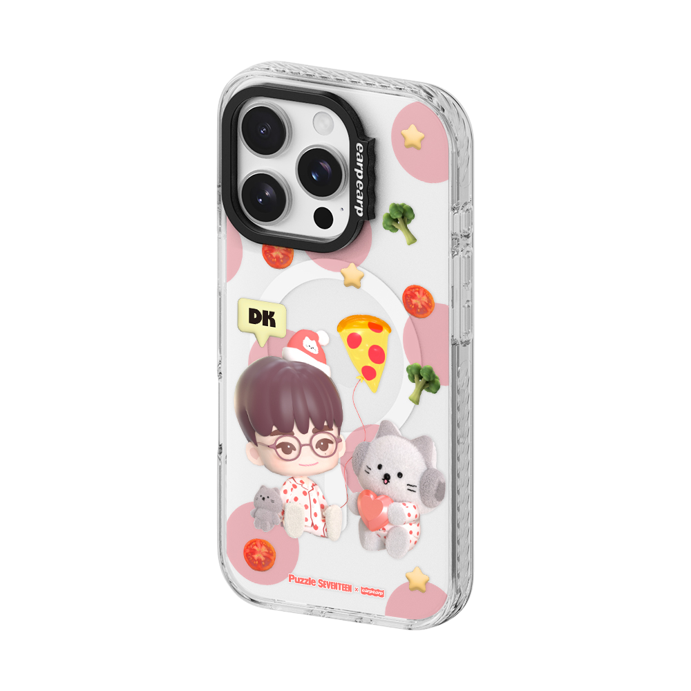 E2512_0188 [Puzzle SEVENTEEN X EARPEARP] Magsafe Wave Label Case+ Clear (DK)