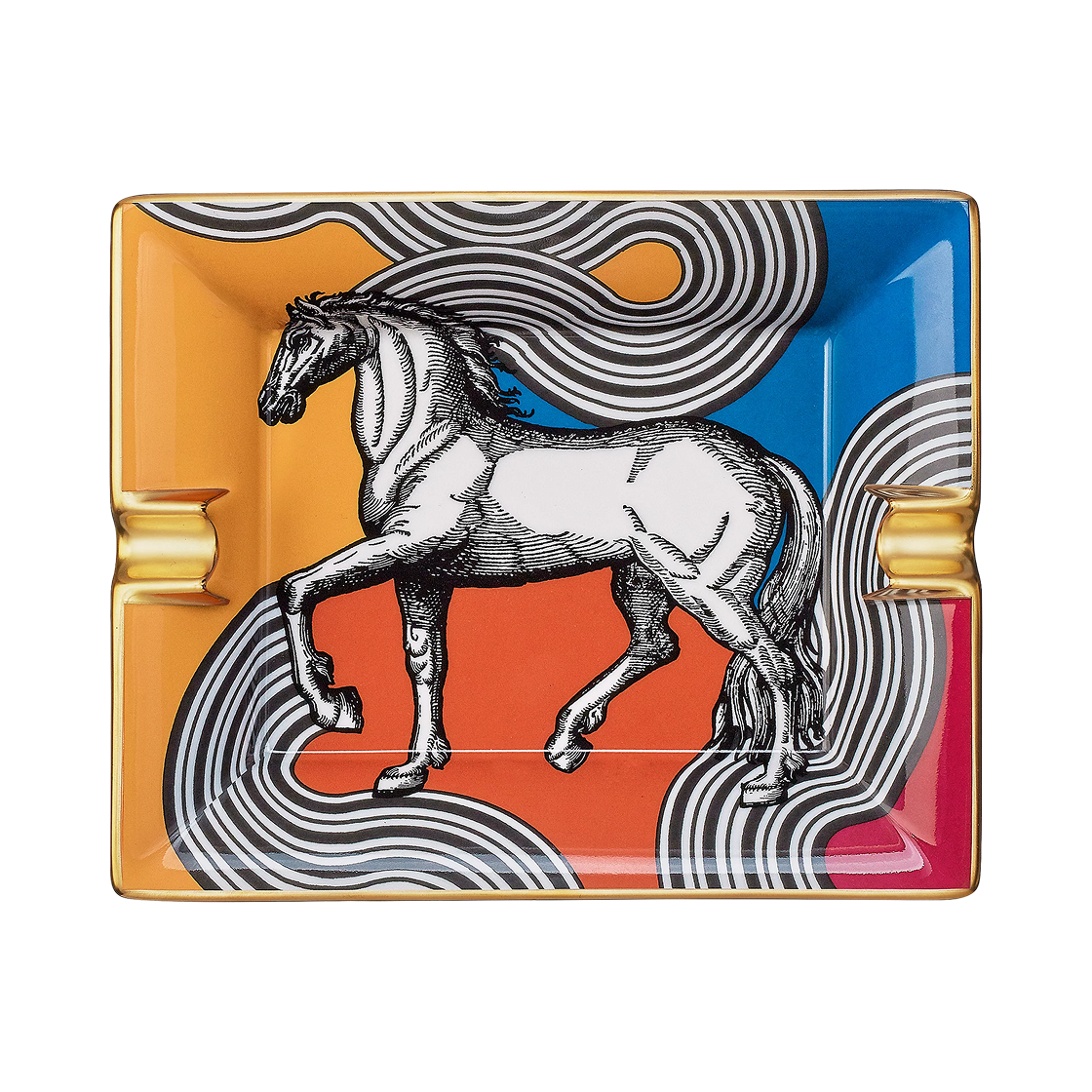 H311591M01 Hermes Cheval Cosmique Ashtray Casaque
