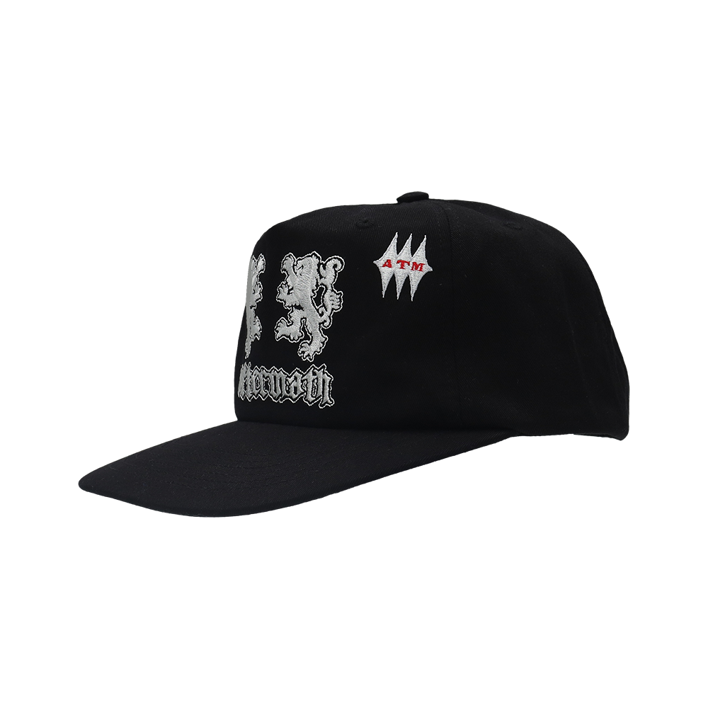 애프터매스 에이티엠 라이언 볼 캡 블랙(Aftermath Atm Lion Ball Cap Black) - 3
