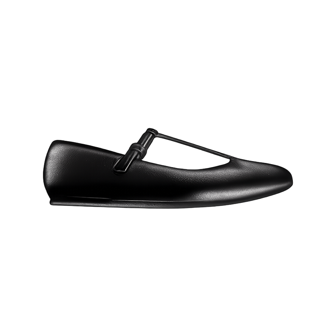 (W) 유니클로 C T 스트랩 발렛 슈즈 블랙 - JP((W) Uniqlo C T Strap Ballet Shoes Black - JP)