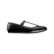 (W) Uniqlo C T Strap Ballet Shoes Black - JP