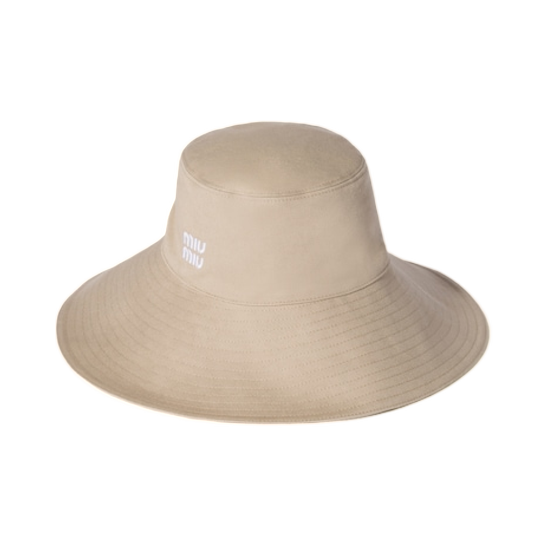 5HC220-2CR1-F0D2X Miu Miu Denim Hat Beige Amaranth