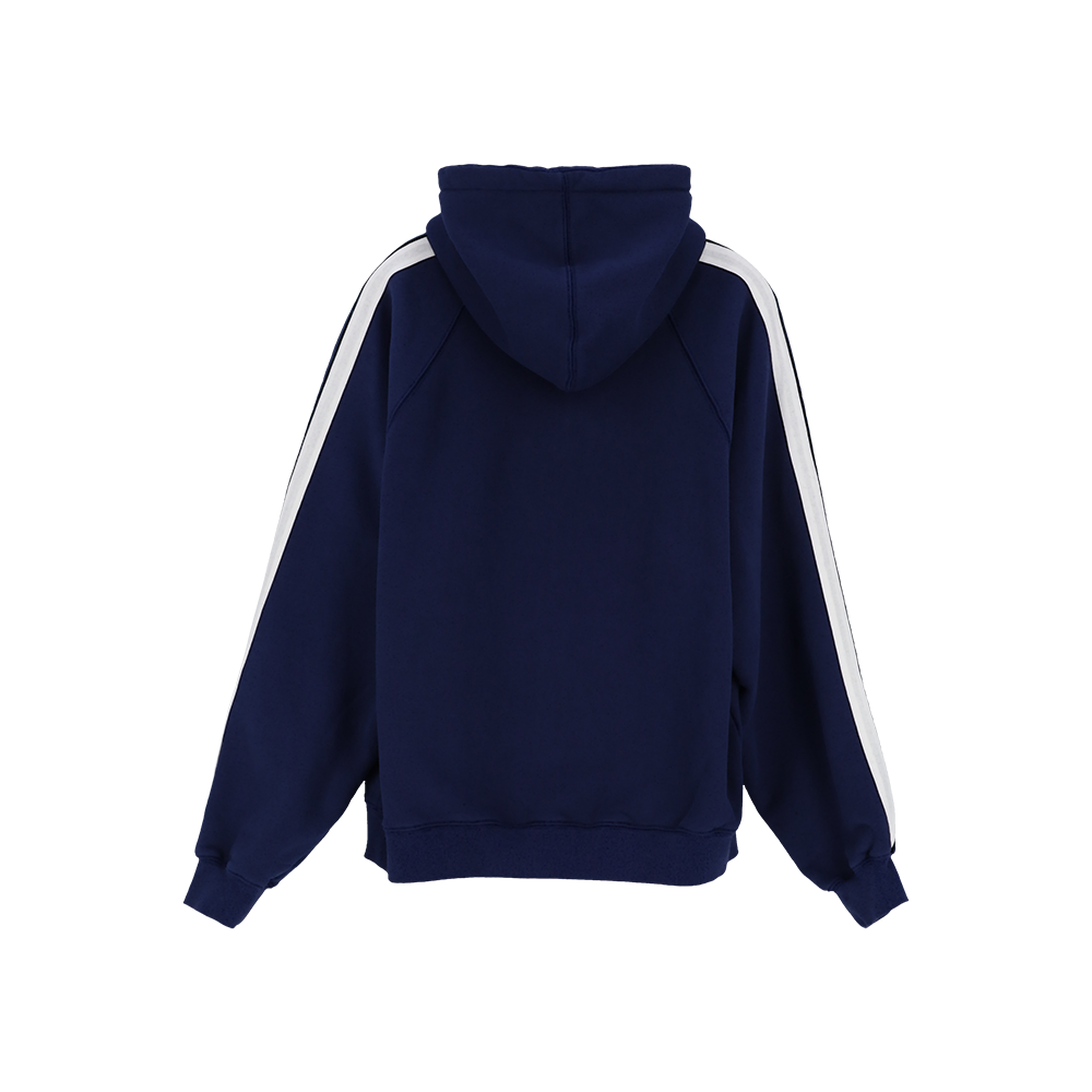 애프터매스 에이티엠 라이언 집 후디 네이비(Aftermath Atm Lion Zip Hoodie Navy) - 3