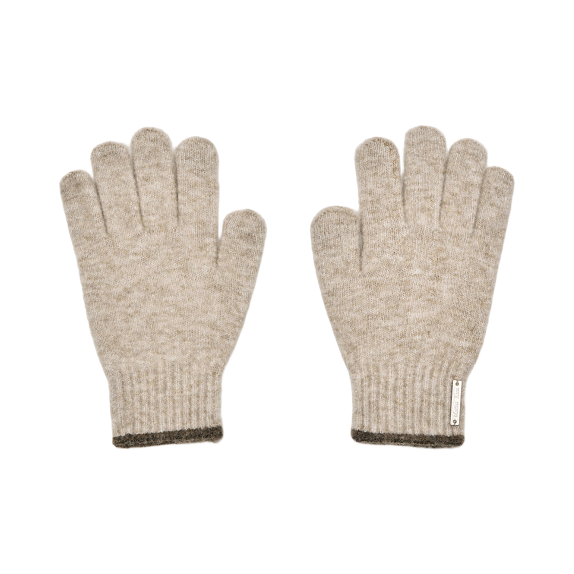 MK259OGV001MBE Matin Kim Boucle Knit Gloves Beige