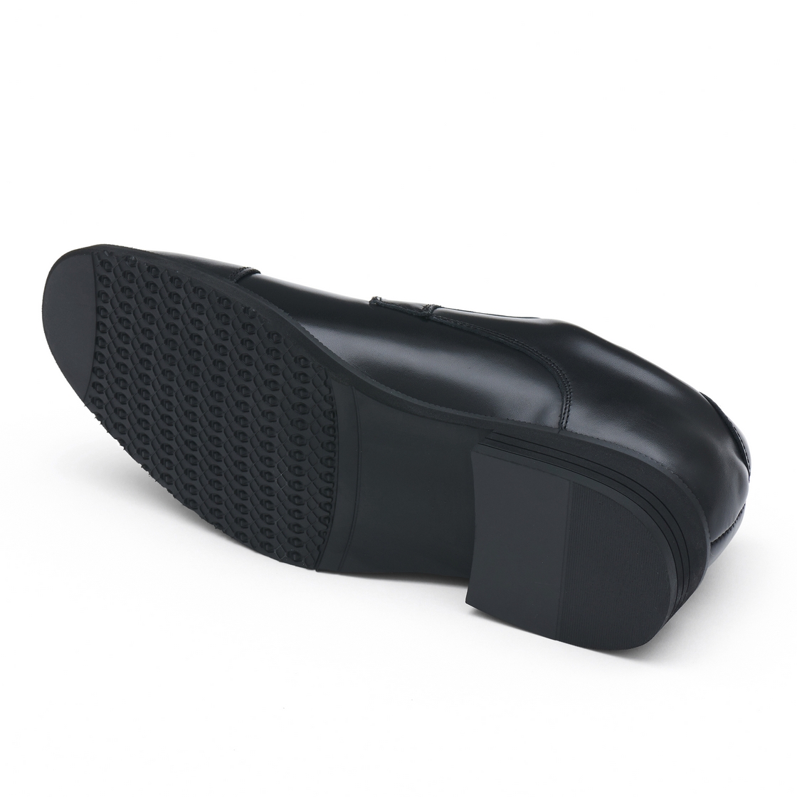 리차드 남성 스트레이트팁 더비 키높이 블랙(Richard Men’s Straight Tip Derby Elevator Shoes Black) - 2