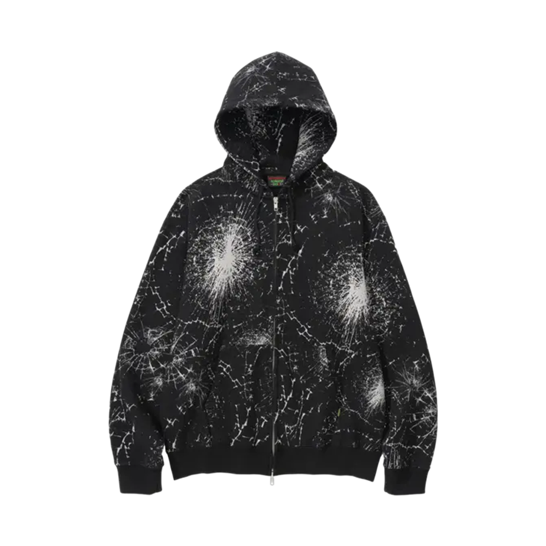 애프터매스 글래스 집 후디 블랙(Aftermath Glass Zip Hoodie Black) - 1