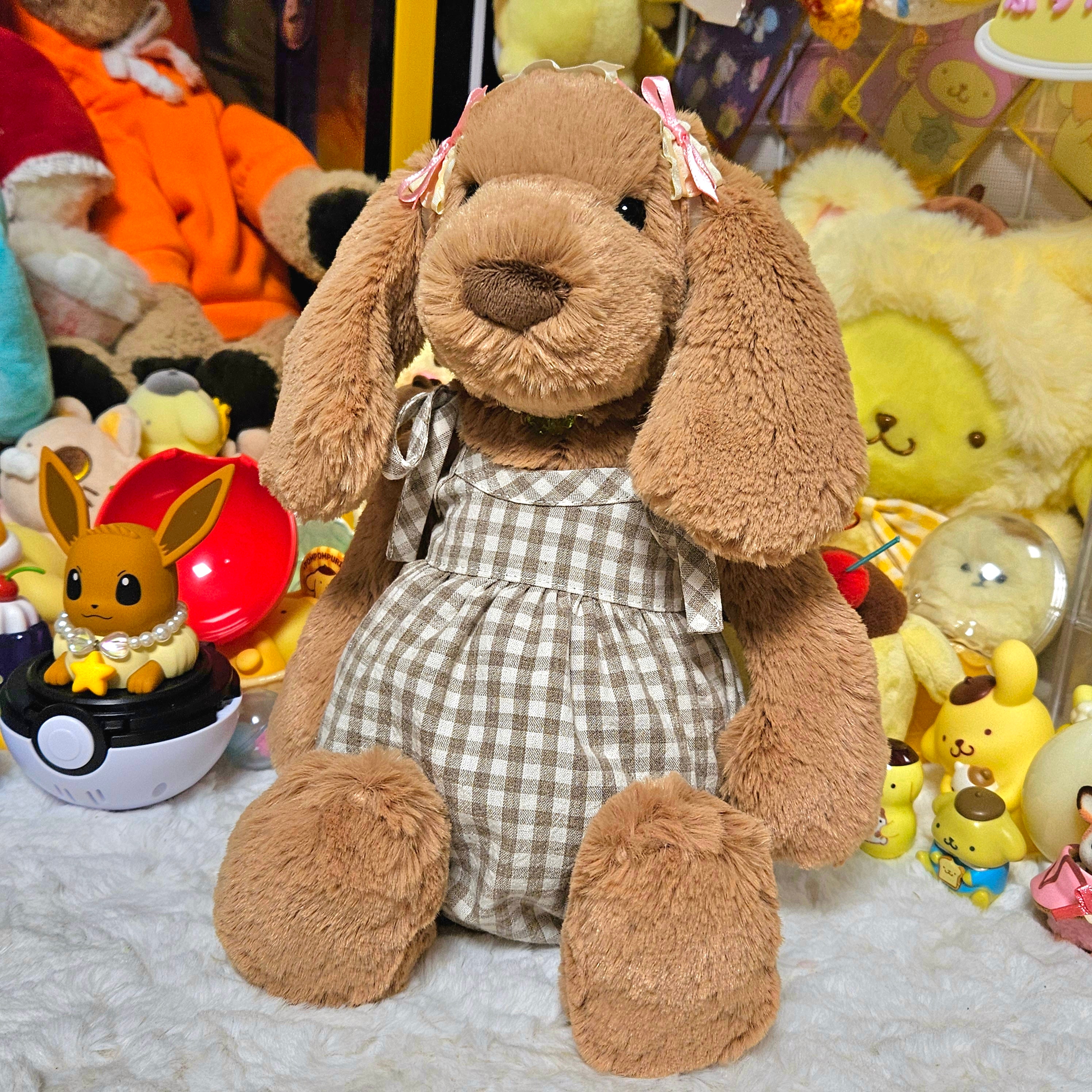 Jellycat Bashful Puppy Medium Toffee 착용 스타일 - 4