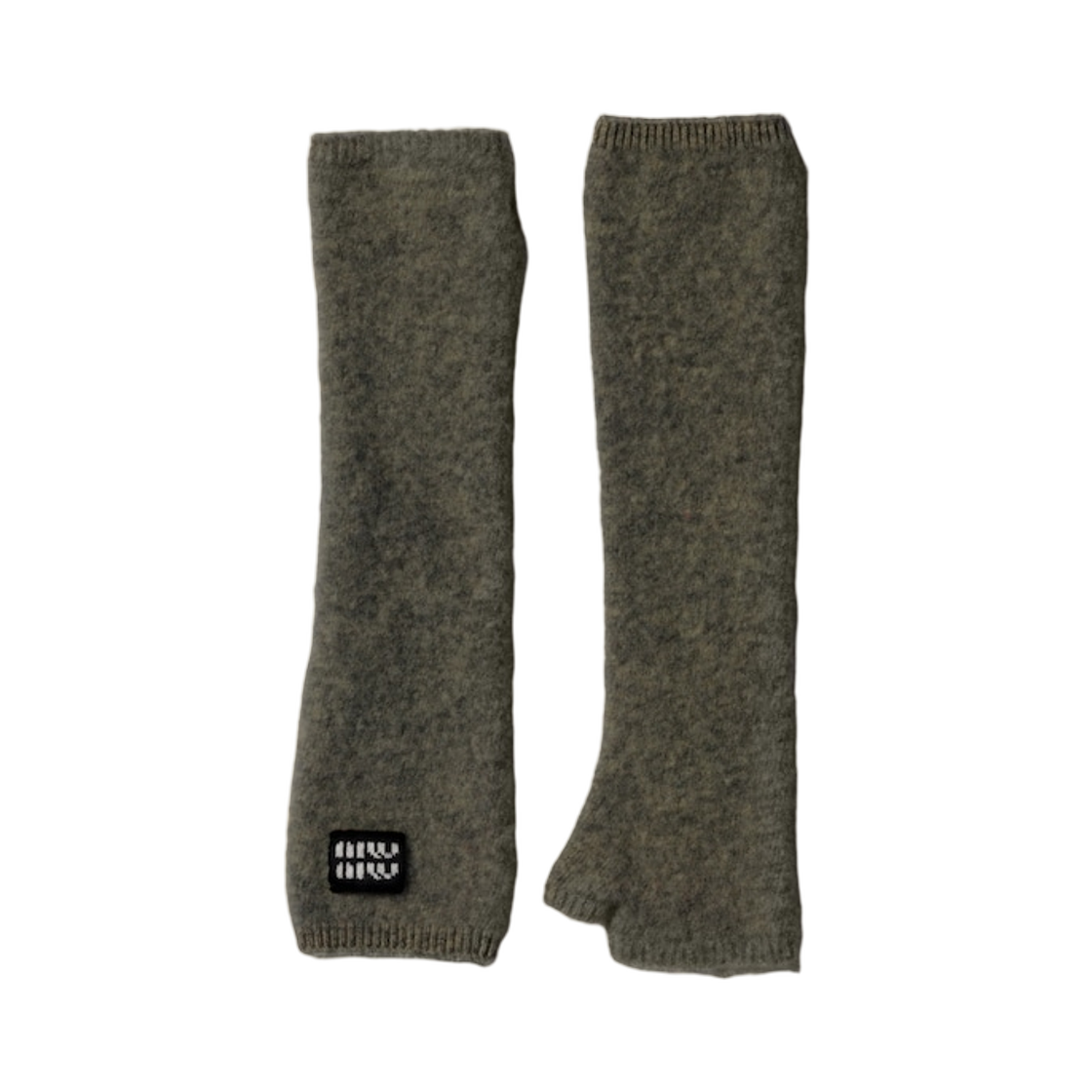 미우 미우 울 핑거리스 글러브 툰드라(Miu Miu Wool Fingerless Gloves Tundra) - 1