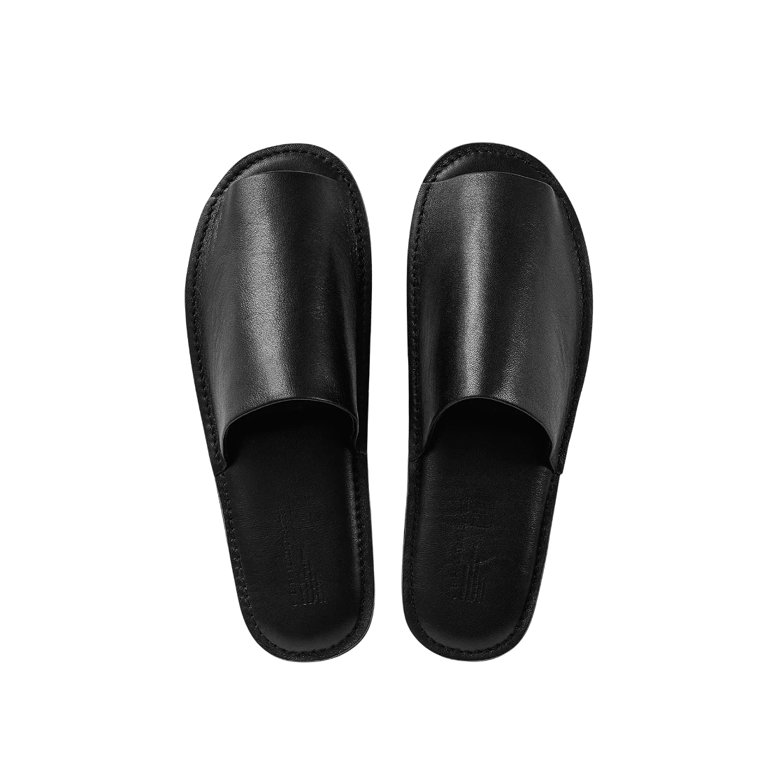 8809855950094 GBH HOME X GRANNYJEJE Leather Slipper Black (2 Sizes)