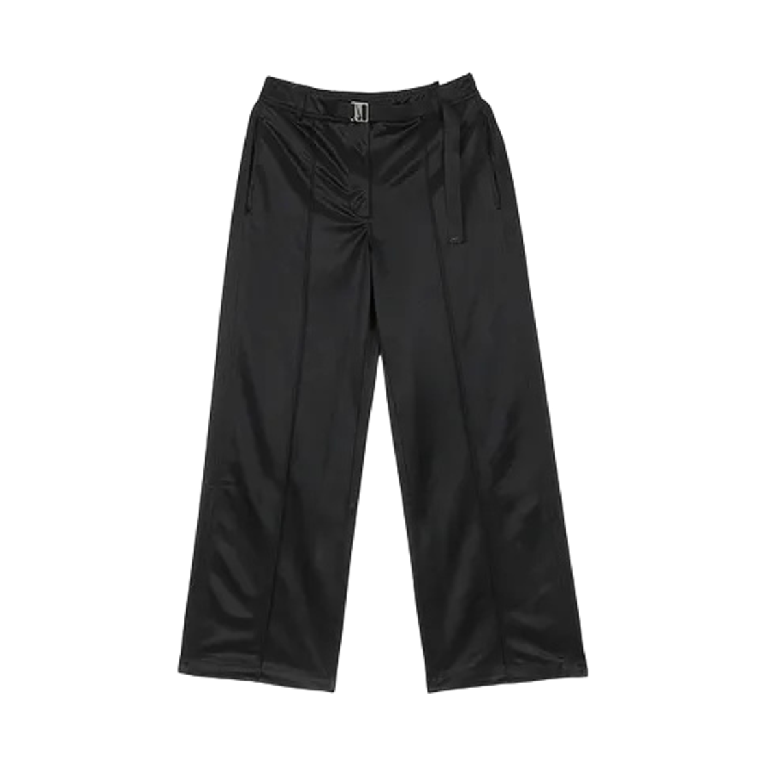 IF0273-010 (W) Nike NSW Loose Fit Mid-Rise Belt Pintuck Trousers Black - Asia