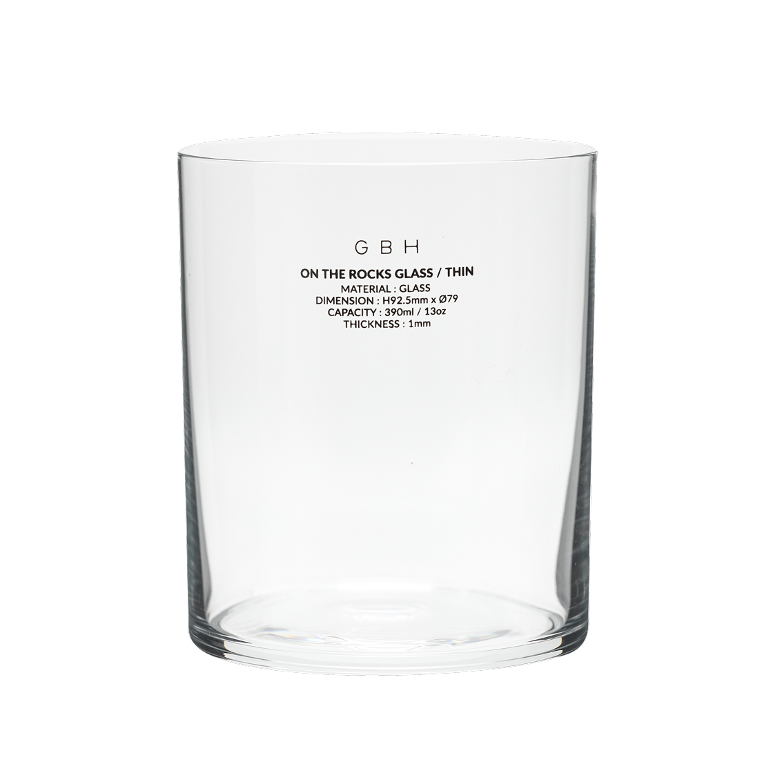 지비에이치 홈 온더록스 글라스 - 스탠다드(GBH HOME On The Rocks Glass) - 1