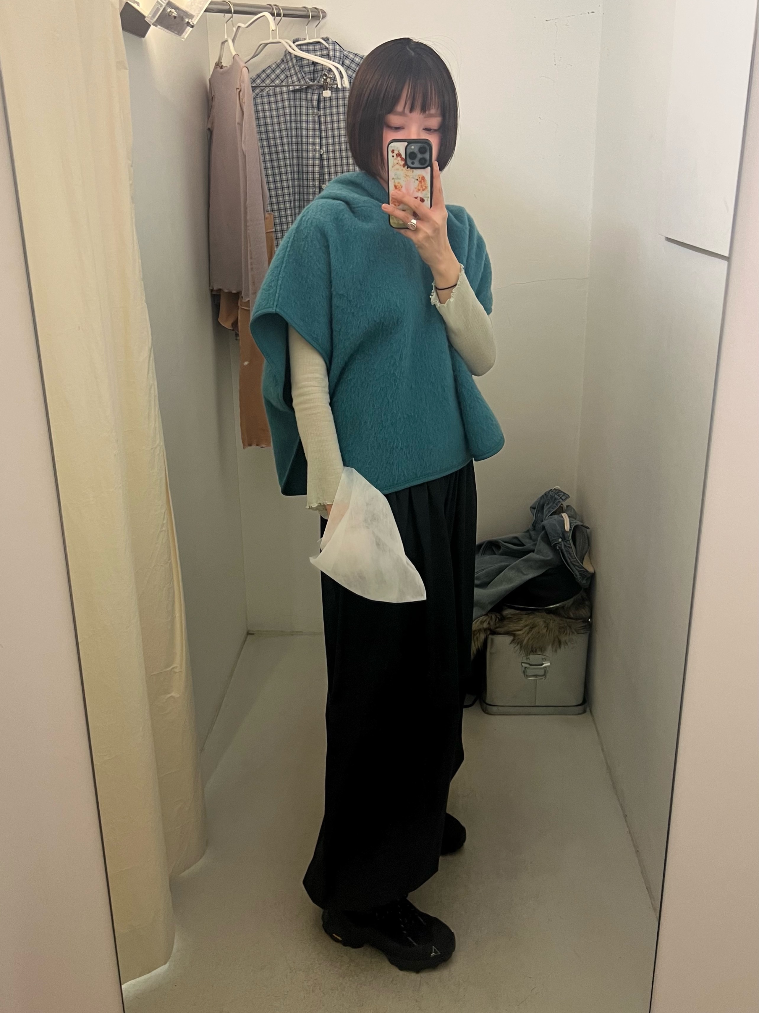 (W) Sculptor Everyday Lowrise Denim Pants Light Blue 착용 스타일 - 3