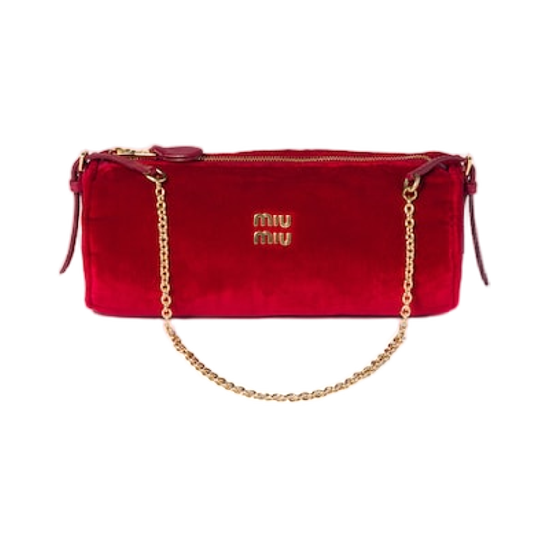미우 미우 벨벳 파우치 레드(Miu Miu Velvet Pouch Red) - 1