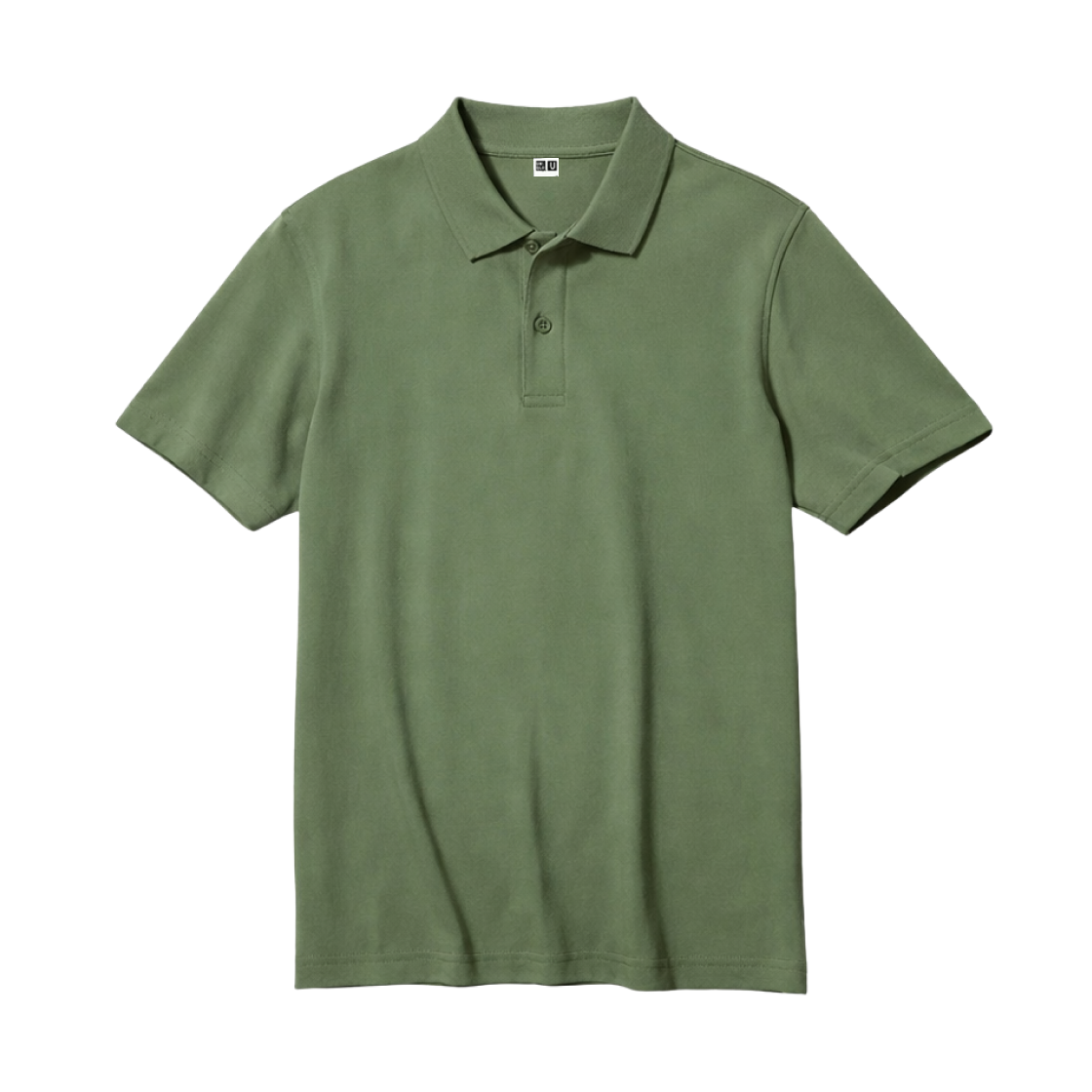 479724-57 / 482302-57 / 475367-57 Uniqlo Airism Cotton Pique Polo Shirt Olive - JP