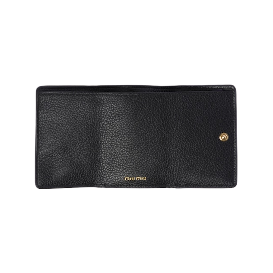 미우 미우 스몰 레더 월렛 블랙(Miu Miu Small Leather Wallet Black) - 2