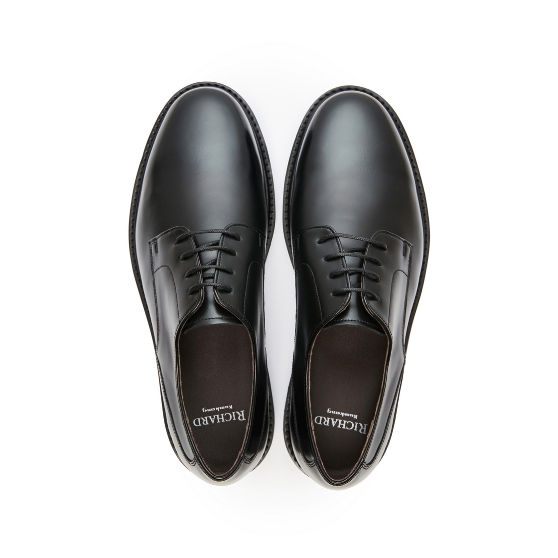 리차드 남성 소가죽 정장화 블랙(Richard Men’s Cowhide Dress Shoes Black) - 4