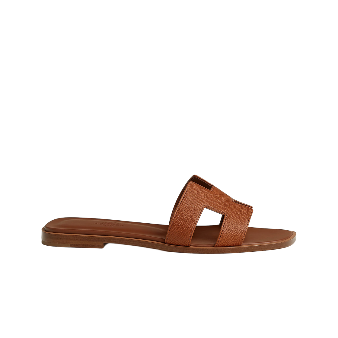 (W) 에르메스 오란 샌들 앱송 & 골드((W) Hermes Oran Sandal Epsom & Gold) - 1