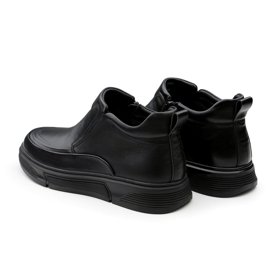 리차드 남성 털 처카 부츠 블랙(Richard Men’s Fur-Lined Chukka Boots Black) - 5