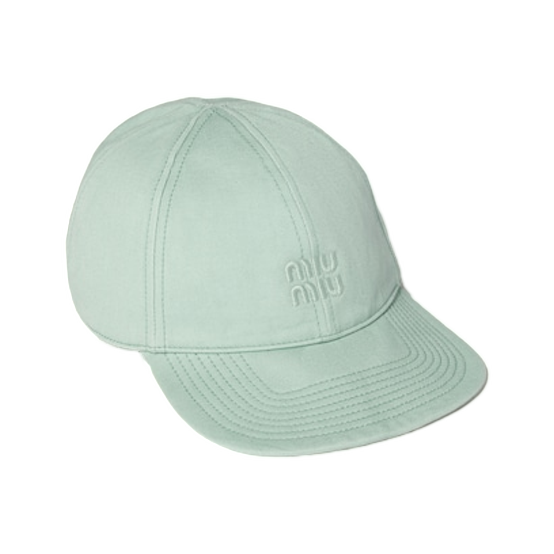 미우 미우 드릴 베이스볼 캡 아쿠아마린(Miu Miu Drill Baseball Cap Aquamarine) - 1