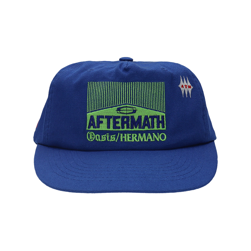 애프터매스 에이티엠 시가 5 패널 볼 캡 블루(Aftermath Atm Cigar 5 Panel Ball Cap Blue)