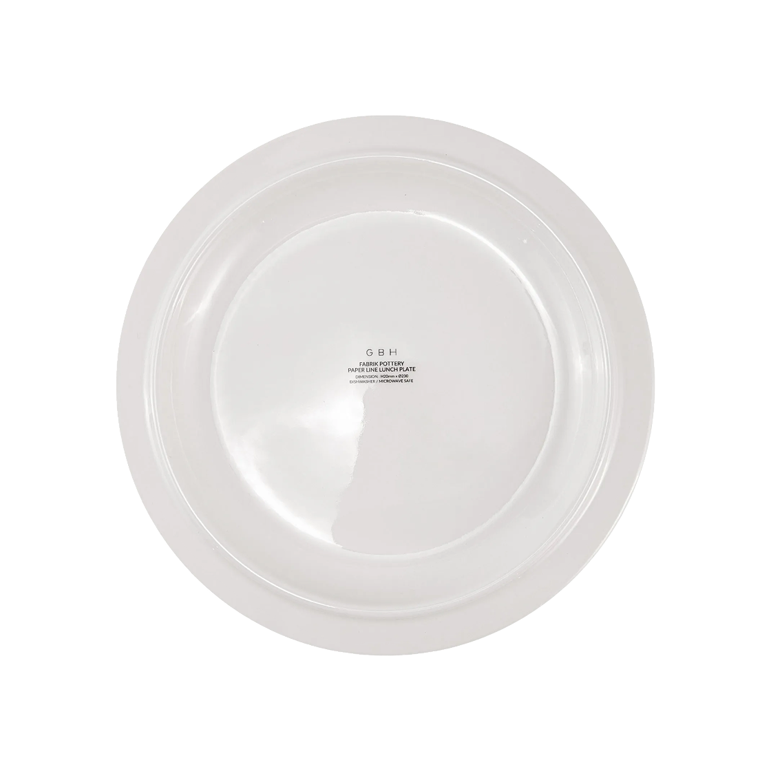 8809855950148 GBH HOME X FABRIK POTTERY Paper Line Lunch Plate