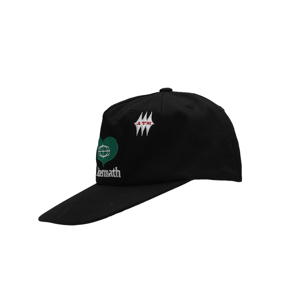 애프터매스 에이티엠 러브 5패널 볼 캡 블랙(Aftermath Atm Love 5Panel Ball Cap Black) - 3