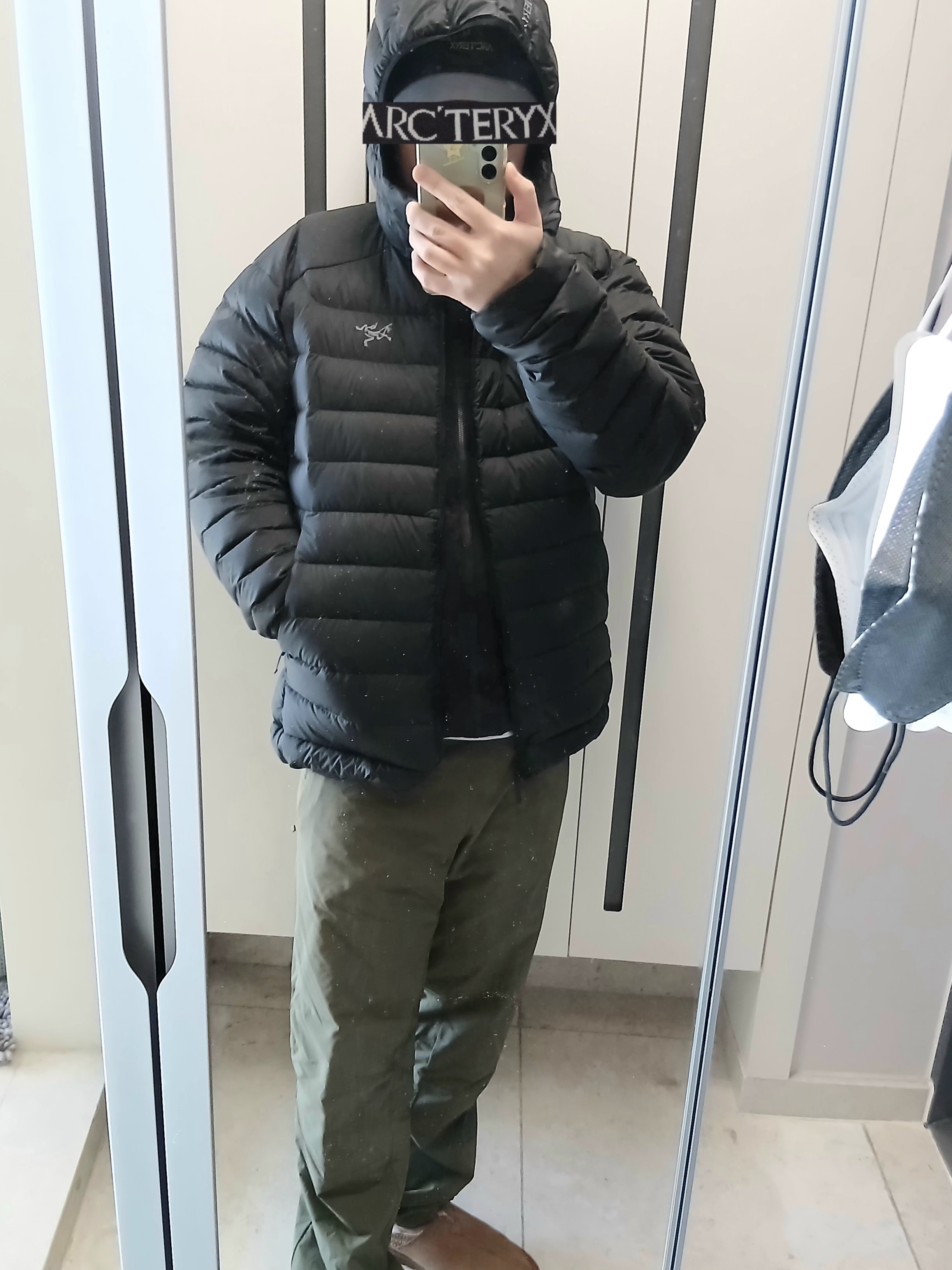 Arc'teryx Cerium Hoody Black, Arc'teryx Cerium Hoody Black 착용 스타일 - 7