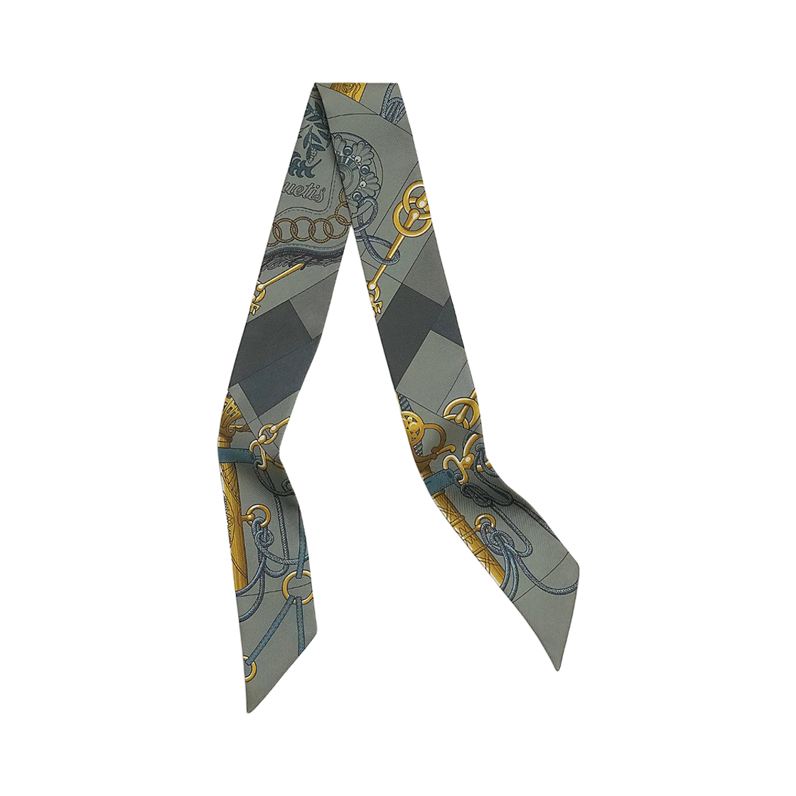 에르메스 클리크티 트윌리 베르 드 그리 앙트라시트 도레(Hermes Cliquetis Twilly Vert De Gris Anthracite Dore) - 1