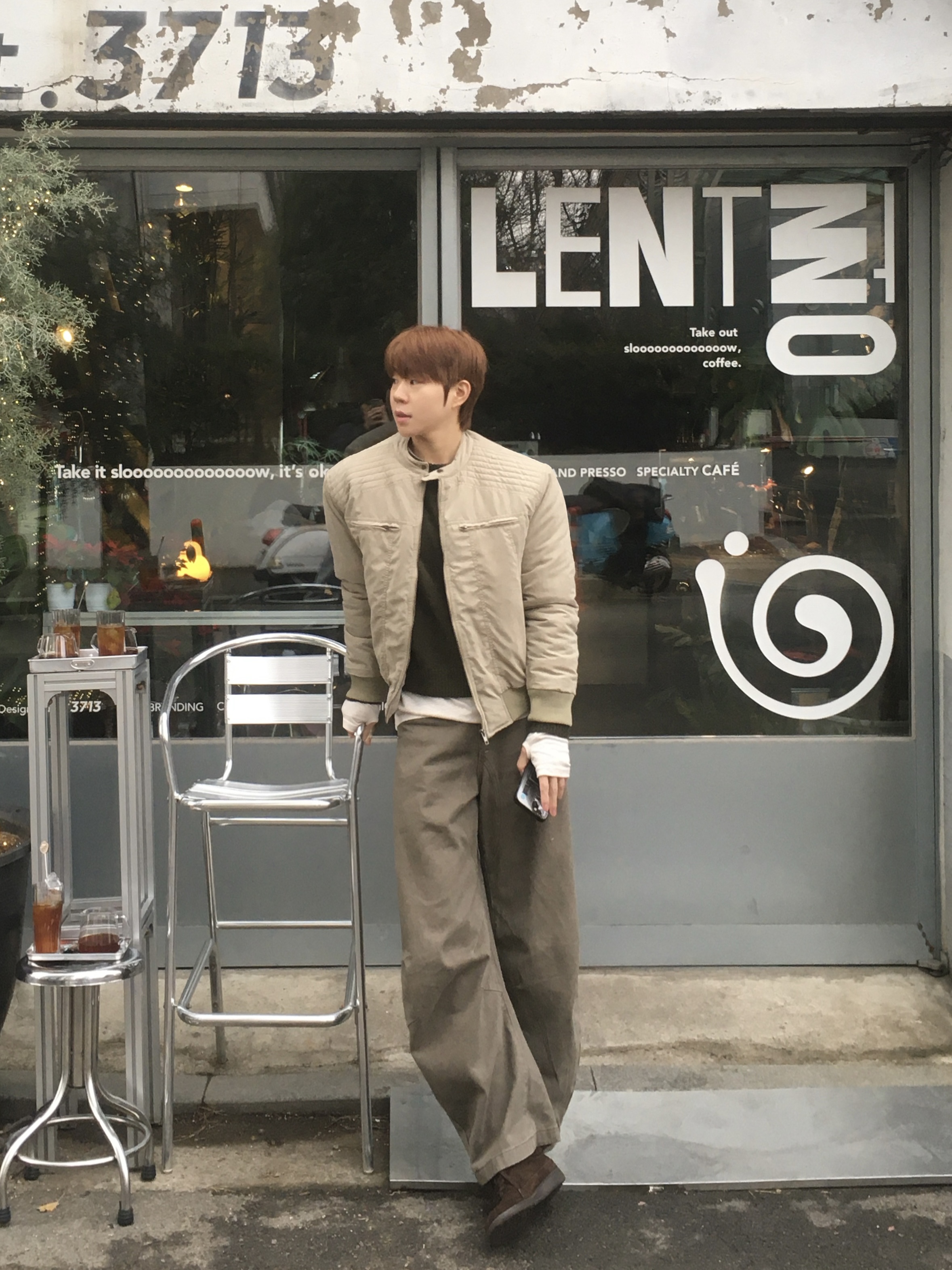Pemont Dress Dark brown 착용 스타일 - 3