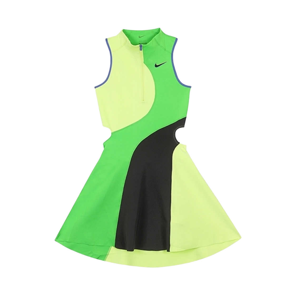 II3137-736 (W) Nike Court Slam Dri-Fit Tennis Dress Light Lemon Twist Mean Green - Asia