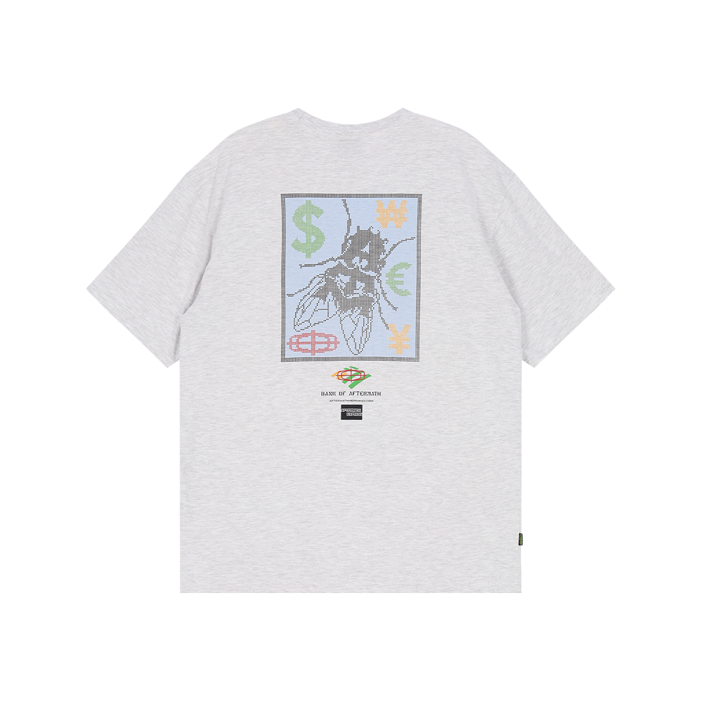 애프터매스 보아 티 라이트 헤더 그레이(Aftermath Boa Tee Light Heather Grey) - 3