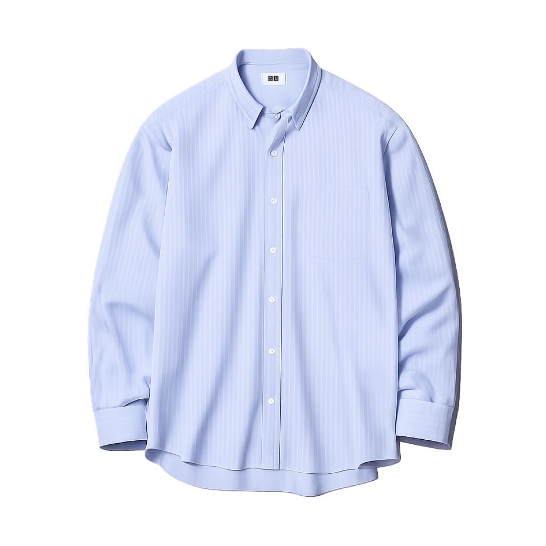 482464-65 / 486584-65 / 480764-65 Uniqlo Broadcloth Long Sleeve Shirt Blue - JP