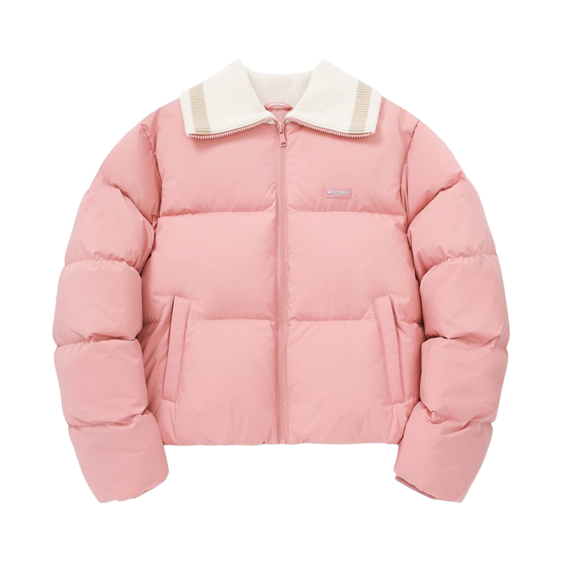(W) 디스커버리 익스페디션 케이시 구스 다운 숏 패딩 핑크((W) Discovery Expedition Casey Goose Down Short Padding Pink)