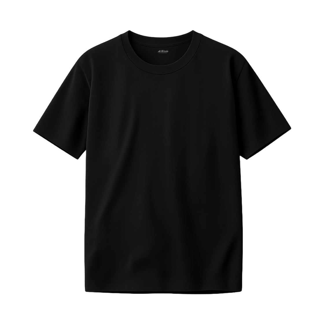 유니클로 에어리즘 코튼 크루넥 티셔츠 블랙 - JP(Uniqlo Airism Cotton Crewneck T-Shirt Black - JP)