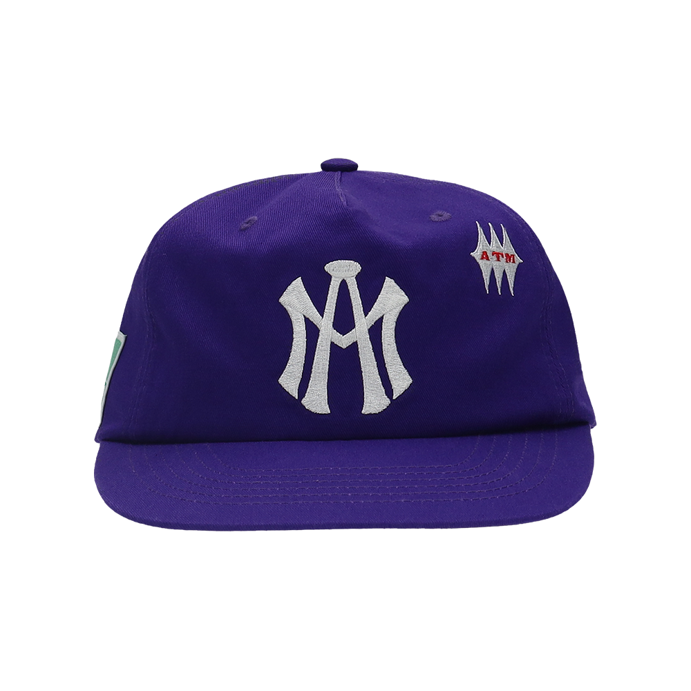 애프터매스 에이티엠 로고 볼 캡 퍼플(Aftermath Atm Logo Ball Cap Purple)