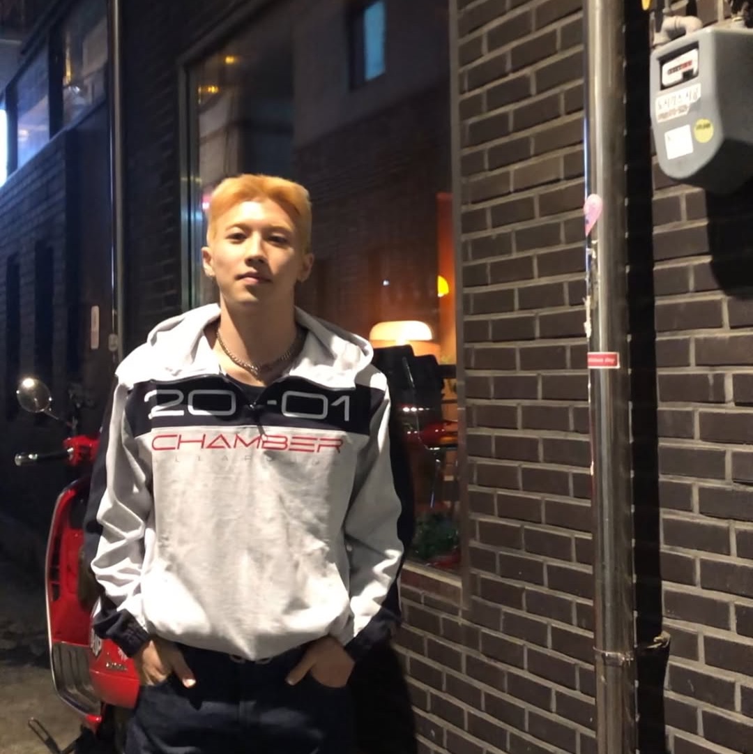 SPORT CHAMBER Guard Hood T-Shirt 1% Gray 착용 스타일 - 5
