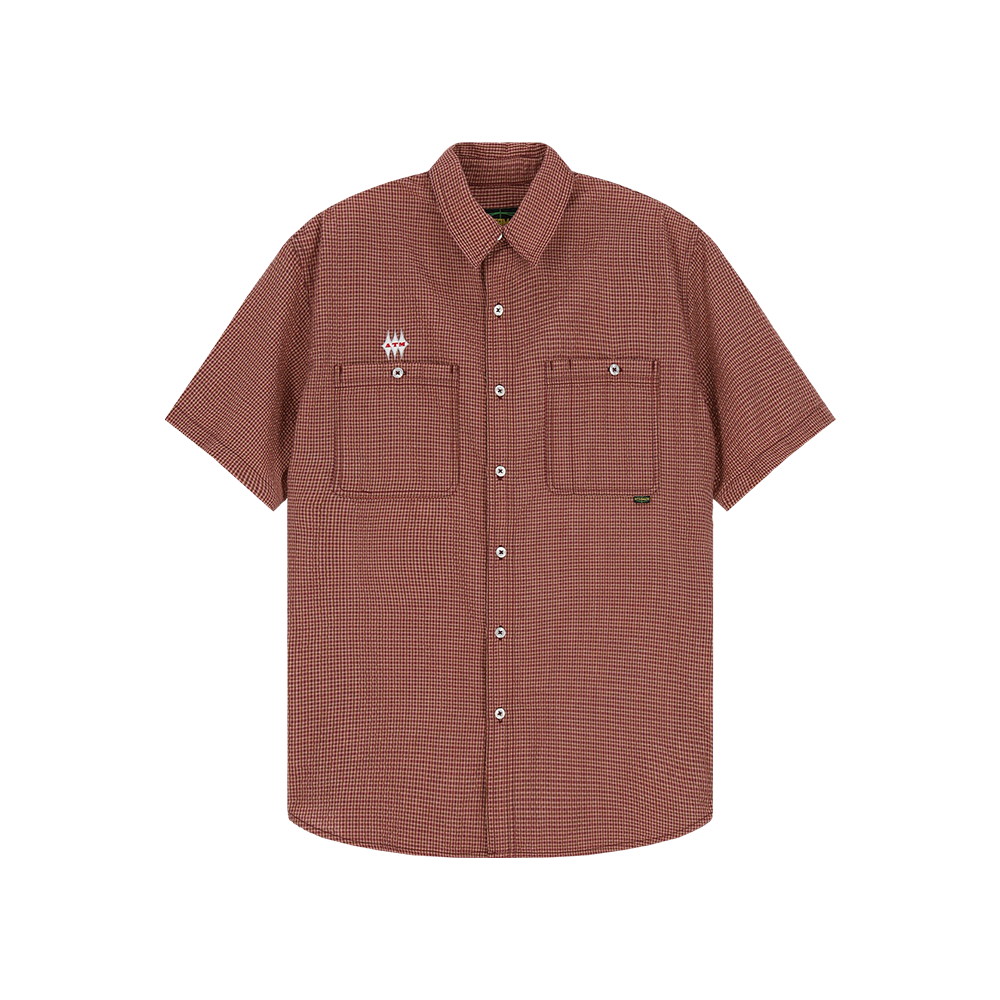 애프터매스 체크 셔츠 레드