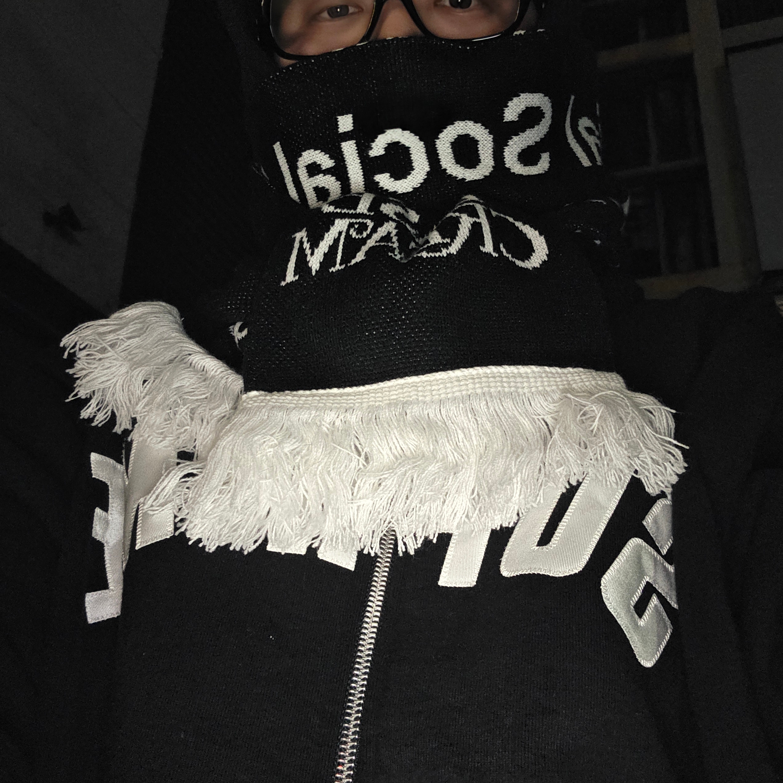 Supreme Arc Thermal Lined Zip Up Hooded Sweatshirt Black - 24FW, Gentle Monster x Maison Margiela MM212 Black Clear 착용 스타일 - 1