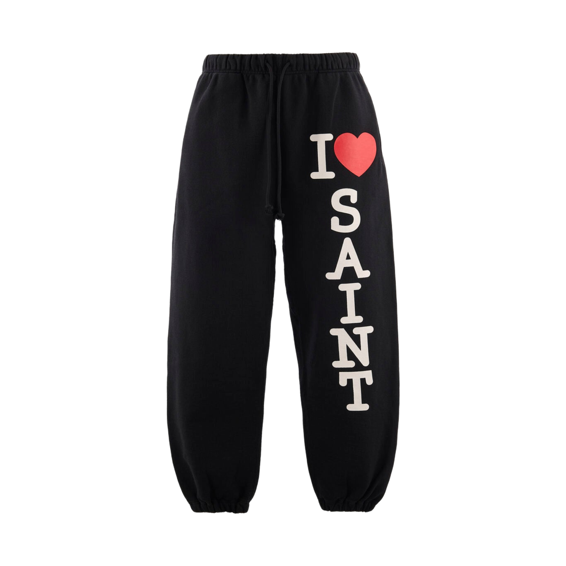 - Saint Mxxxxxx Sweat Pants I Love Black - 26SS