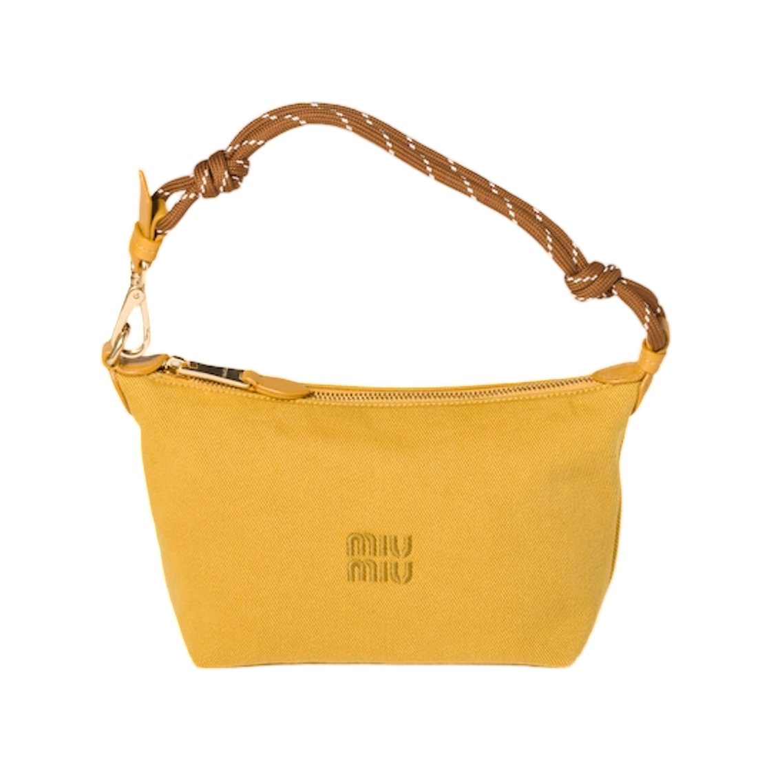 미우 미우 개버딘 파우치 토파즈 브랜디(Miu Miu Gabardine Pouch Topaz Brandy) - 1
