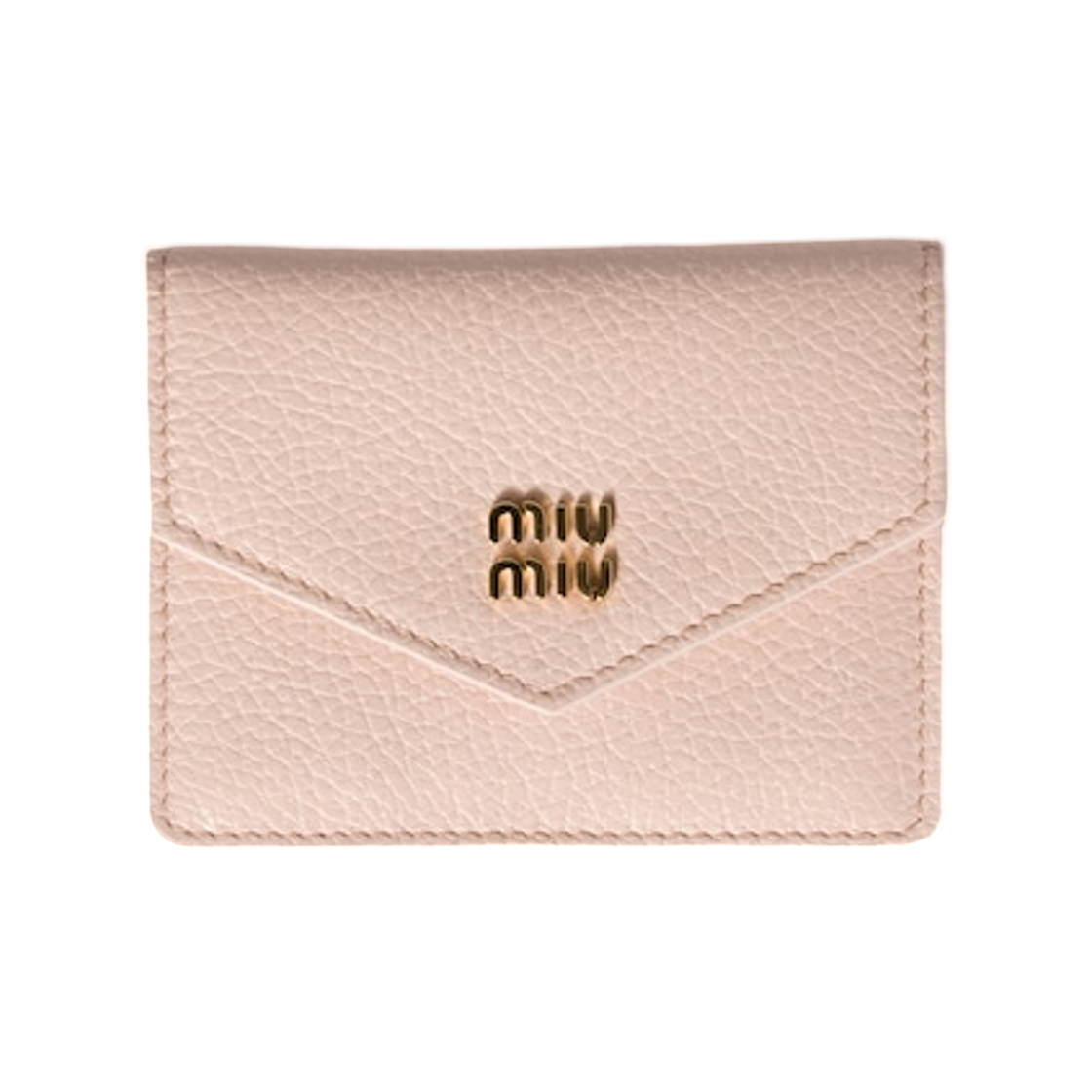 5MF031-ADT7-F0LOZ Miu Miu Leather Card Holder Gem