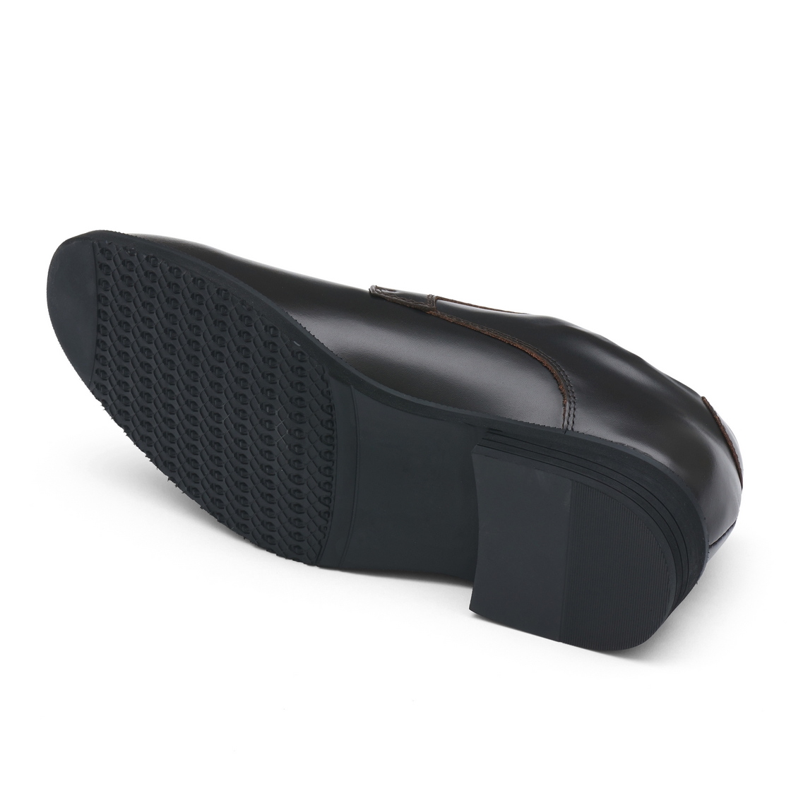 리차드 남성 키높이 플레인토 더비 구두 브라운(Richard Men’s Plain-Toe Derby Elevator Shoes Brown) - 2