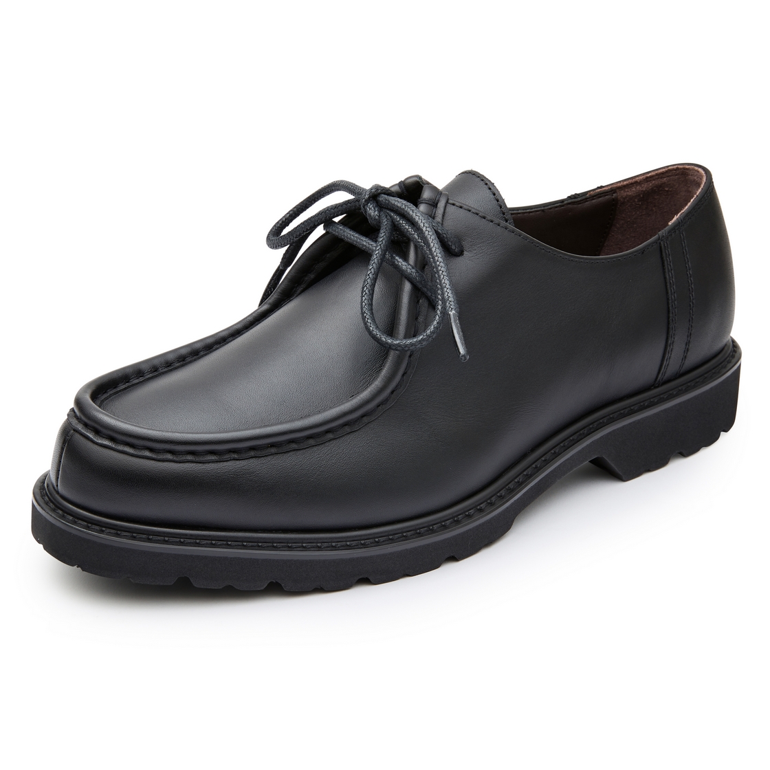 리차드 남성 소가죽 티롤리안 슈즈 블랙(Richard Men’s Cowhide Tyrolean Shoes Black) - 3