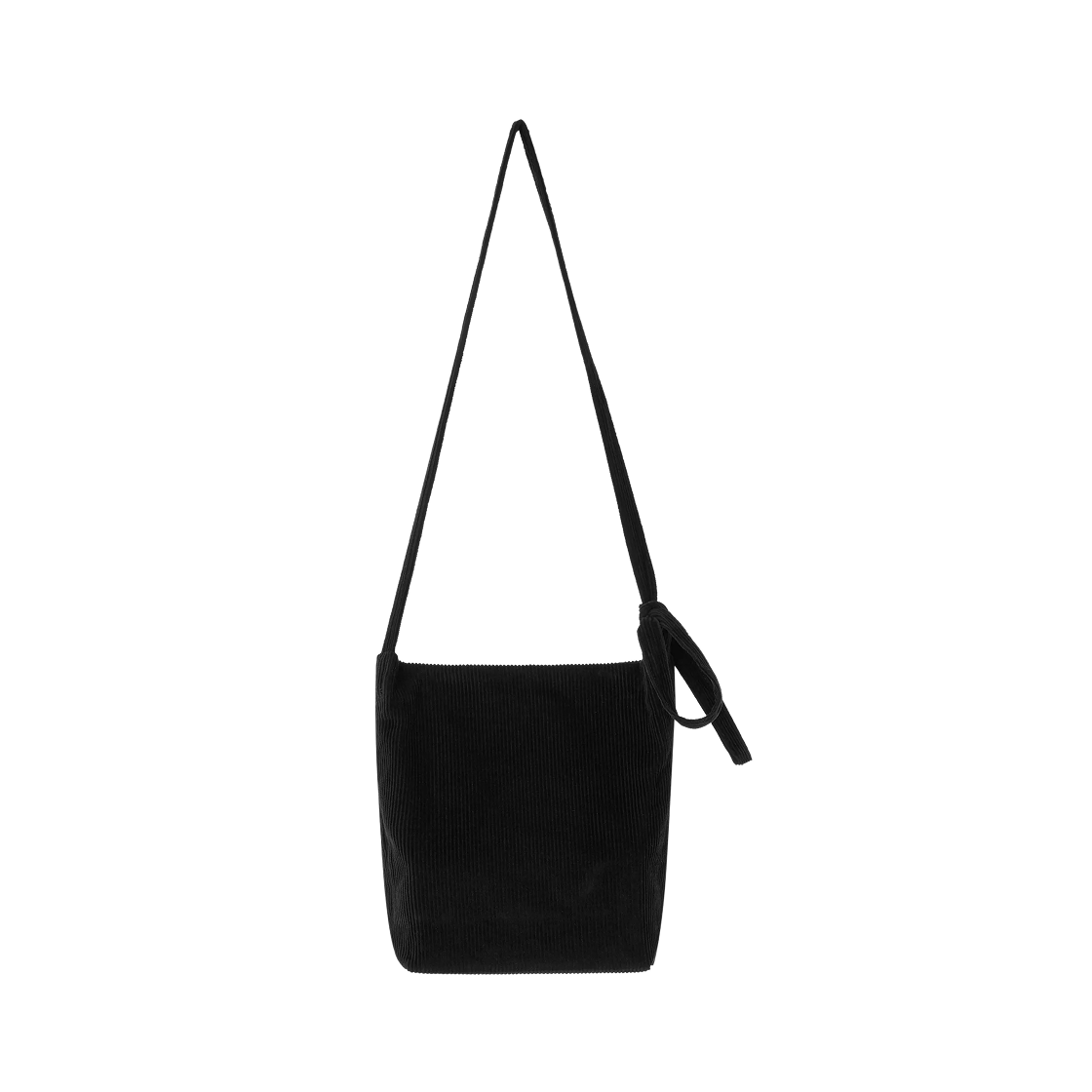 지비에이치 홈 코듀로이 타이 백 - Black (S)(GBH HOME Corduroy Tie Bag Black S)